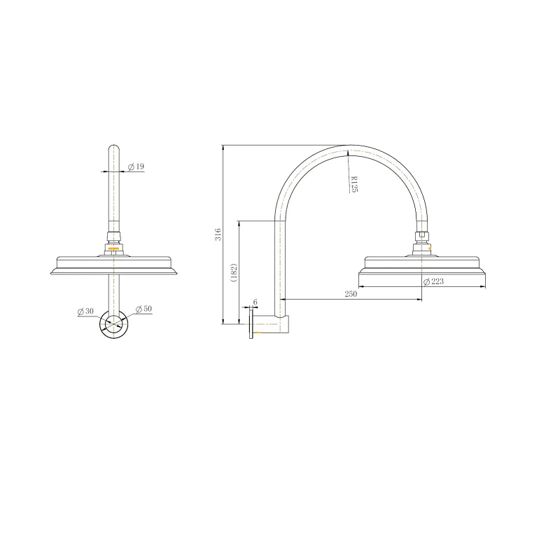 Montpellier Shower Combination Set - Image 2