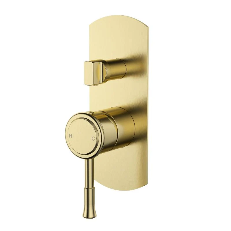 Montpellier Traditional Brushed Gold Shower Diverter