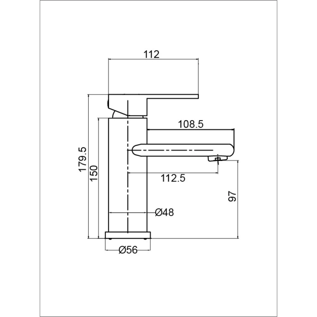 Mosman Chrome Basin Mixer - Image 2