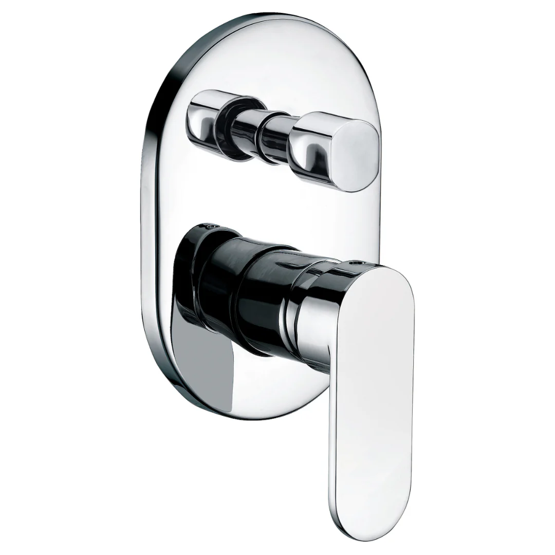 Mosman Chrome Wall Diverter Mixer