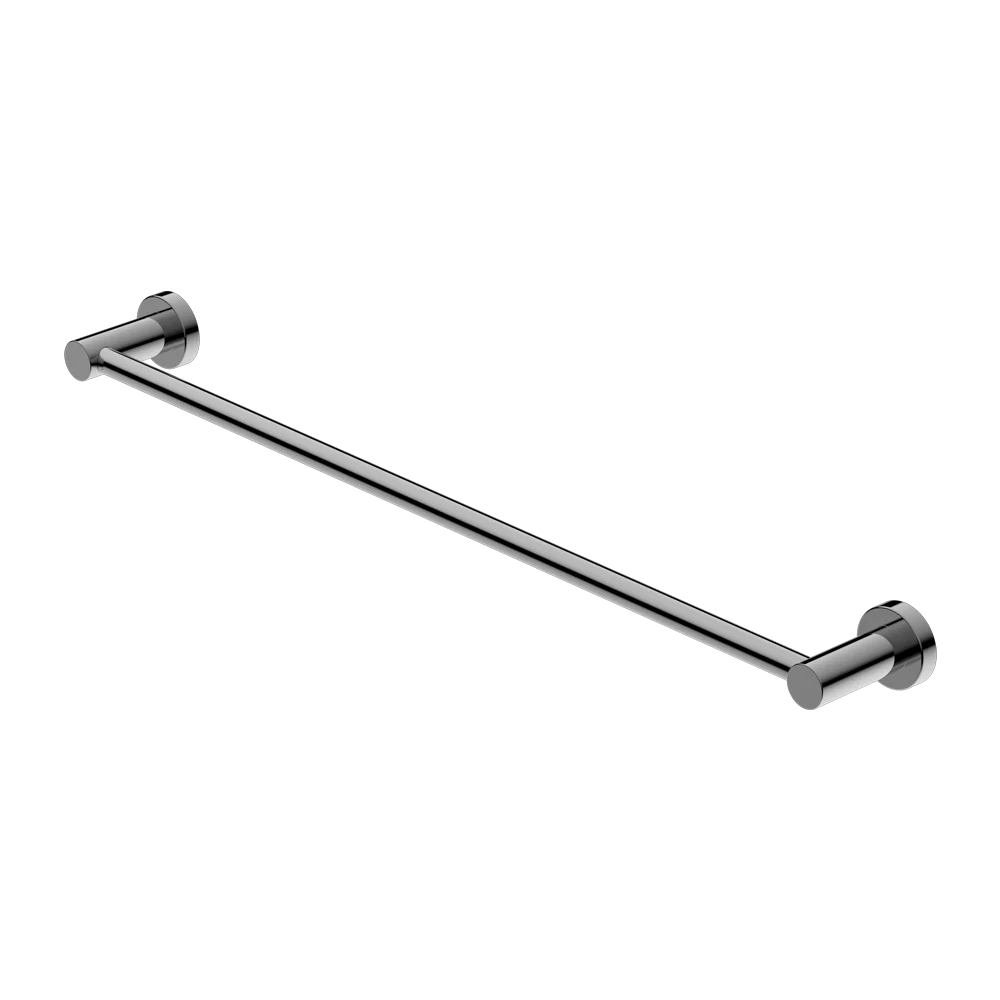 Nero | Mecca 600 mm Chrome Single Towel Rail