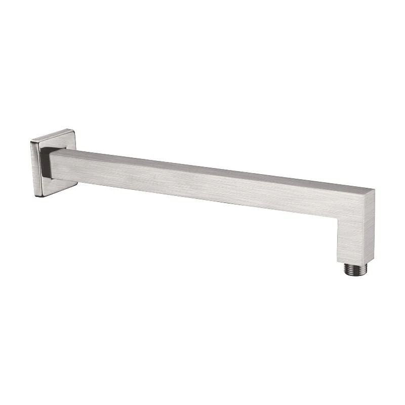 Nero | Square Brushed Nickel Shower Arm