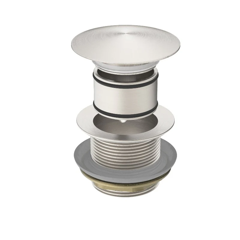 Nero | Universal Brushed Nickel Pop Up Bath Waste - Image 2