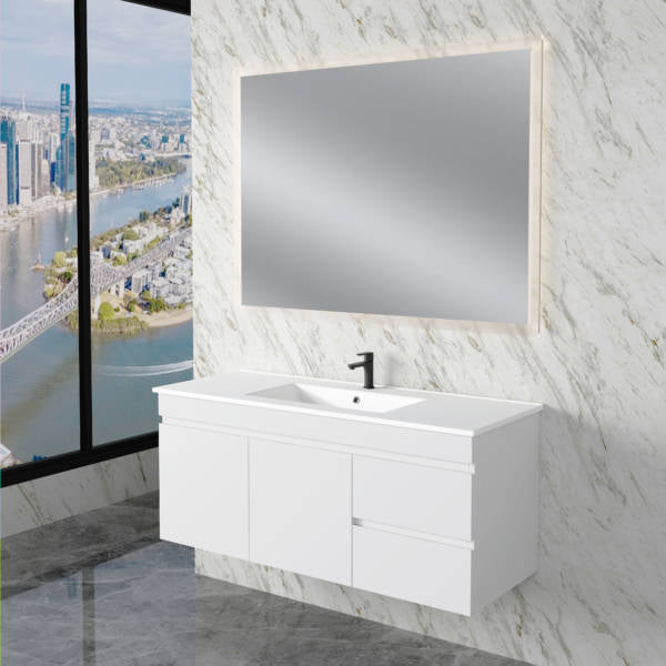 Noah 1200 mm Wall Hung Vanity - Right Hand Drawers