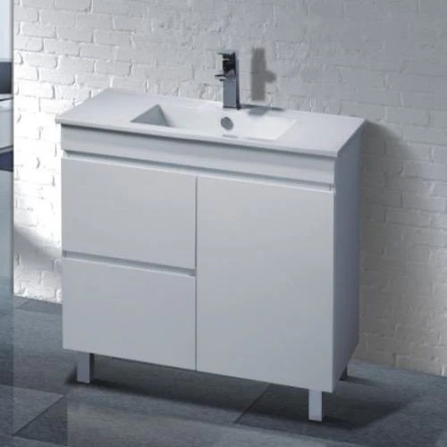 Noah 750 mm Legs Vanity - Left Hand Drawers - Image 3