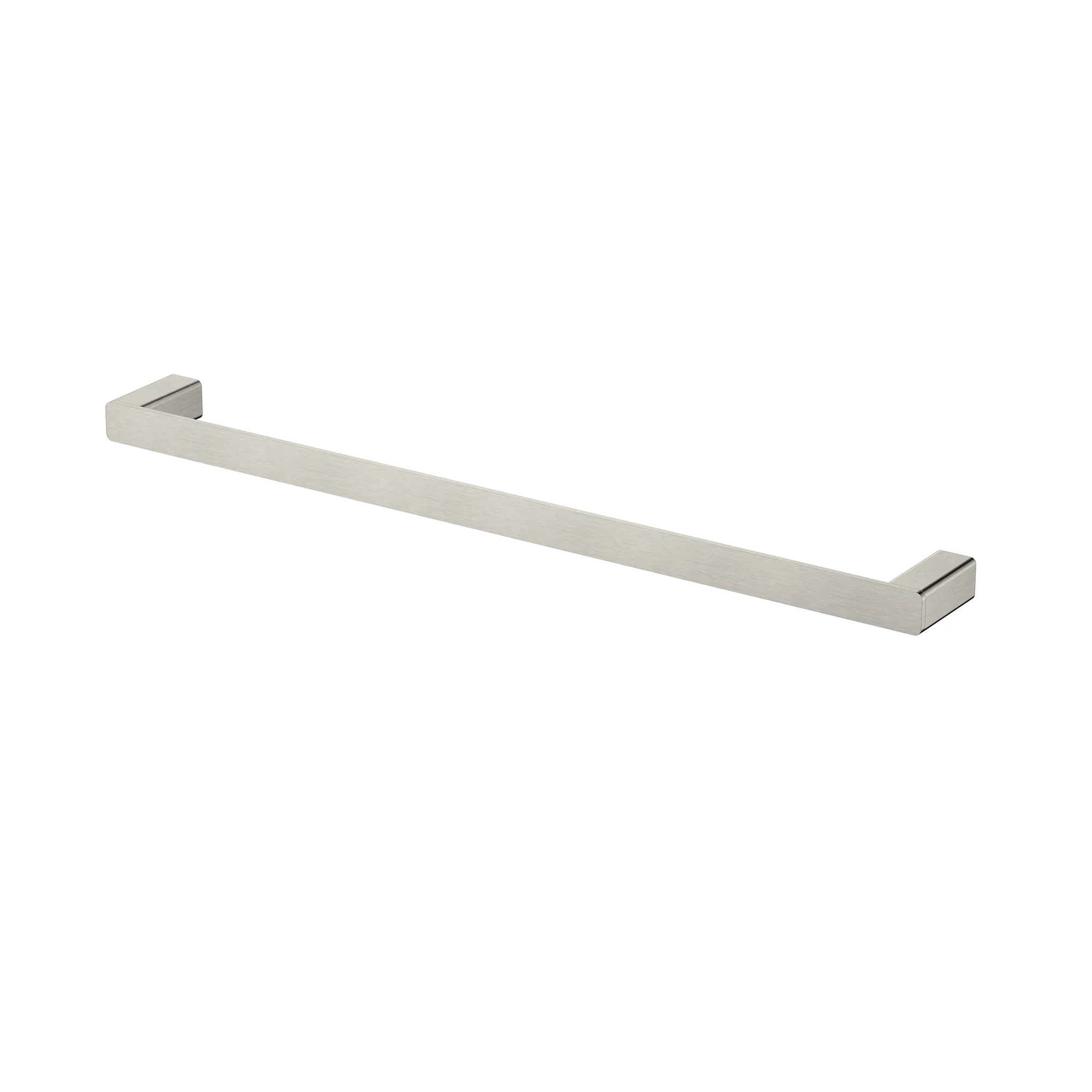 Nova 600mm Warm Brushed Nickel Single Towel Rail