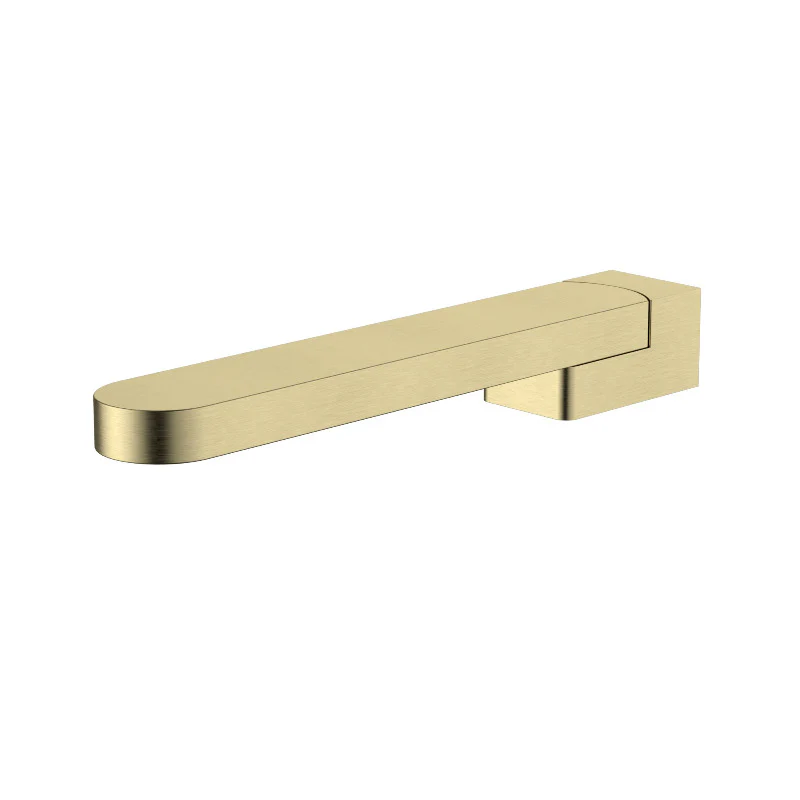 Nova Brushed Brushed Gold Swivel Bath Spout