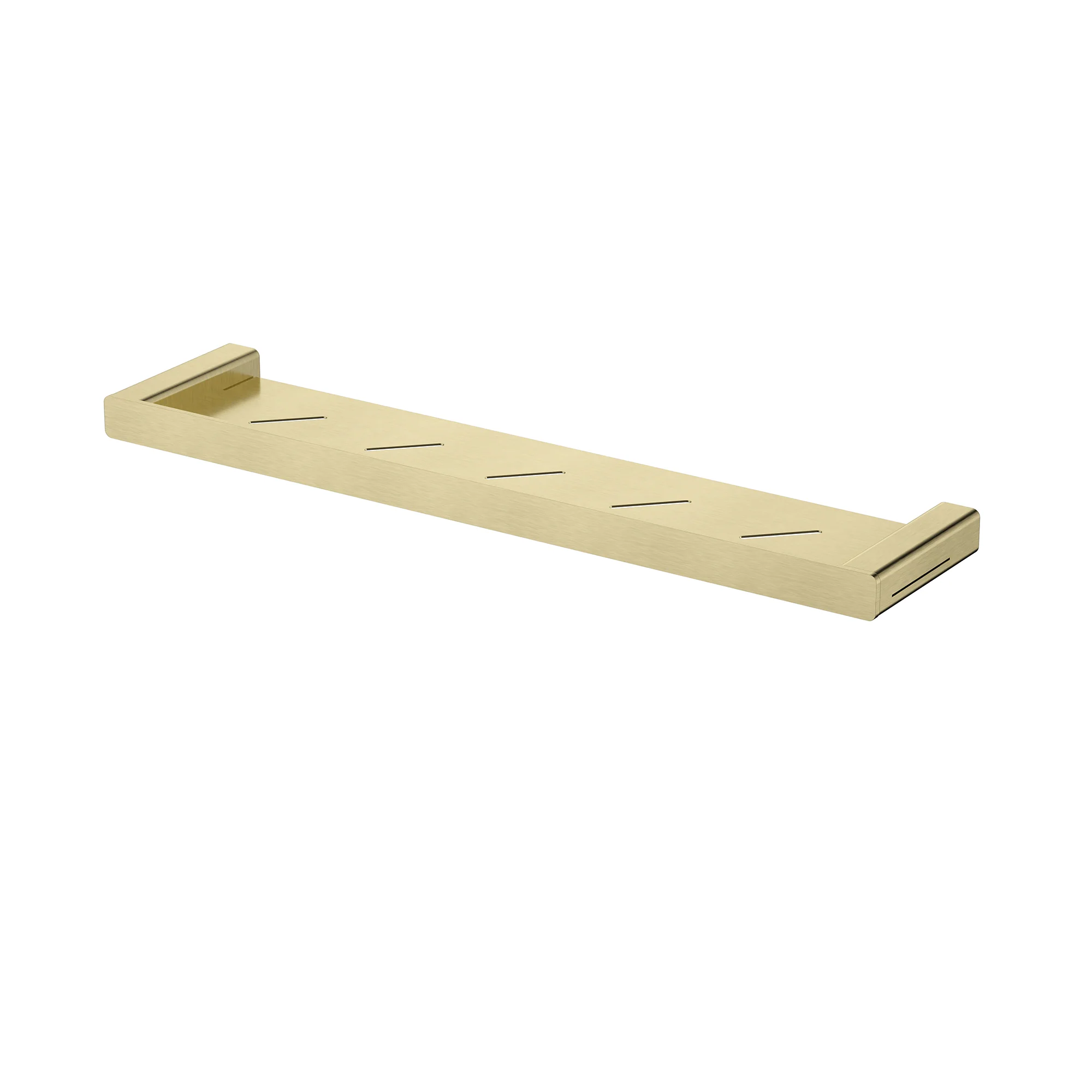 Nova Brushed Gold Metal Shower Shelf