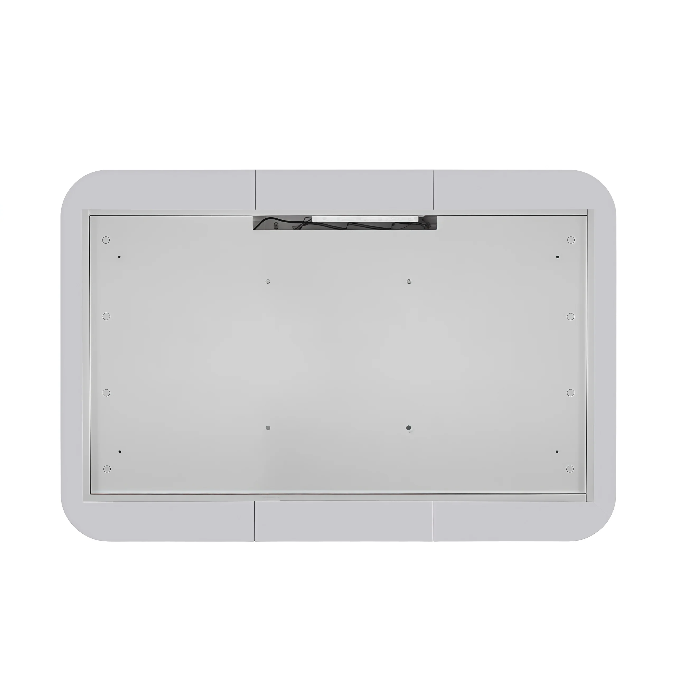 Nova Touchless LED 1200 x 750 Matte White Soft Square Shaving Cabinet - Image 6