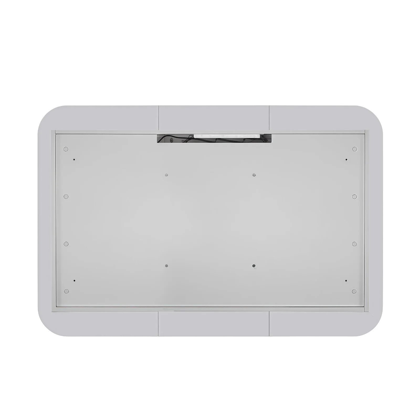 Nova Touchless LED 1500 x 750 Matte White Soft Square Shaving Cabinet - Image 7