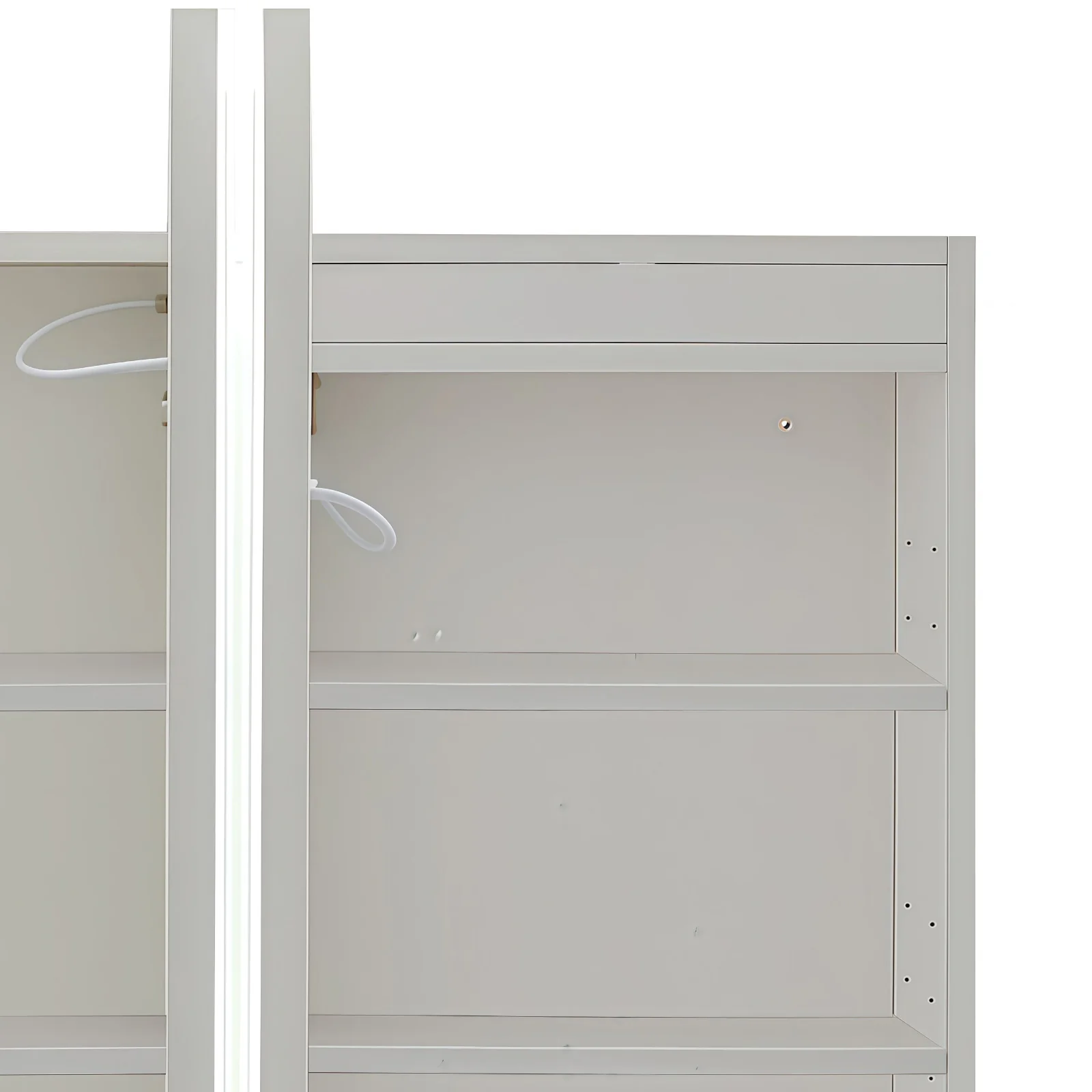 Nova Touchless LED 900 x 750 Matte White Soft Square Shaving Cabinet - Image 4