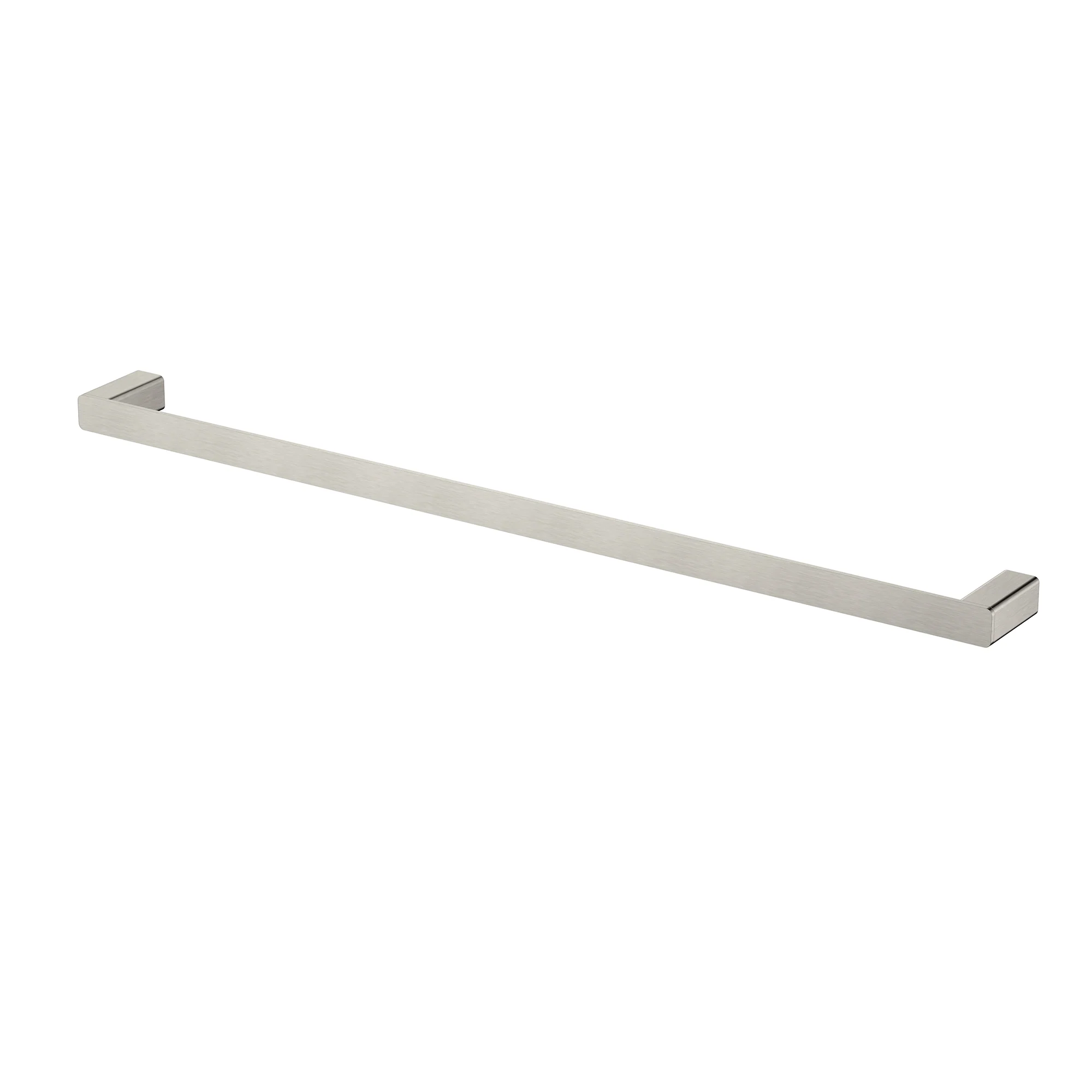 Nova Warm Brushed Nickel 750mm Single Towel Rail
