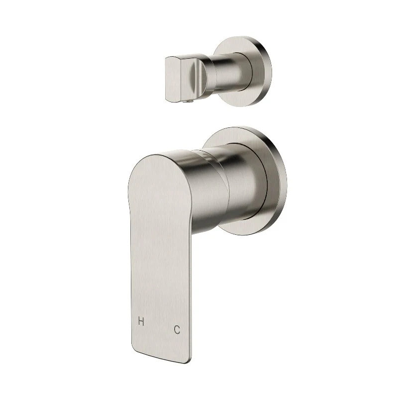 Nova Warm Brushed Nickel Wall Diverter