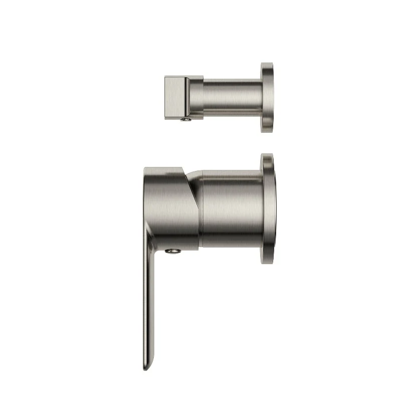Nova Warm Brushed Nickel Wall Diverter - Image 2