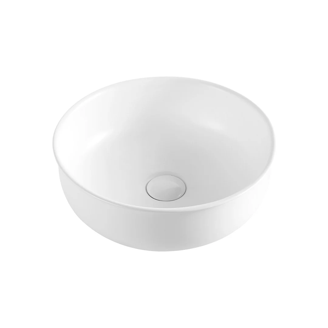 Novara 360 Gloss White Round Above Counter Basin