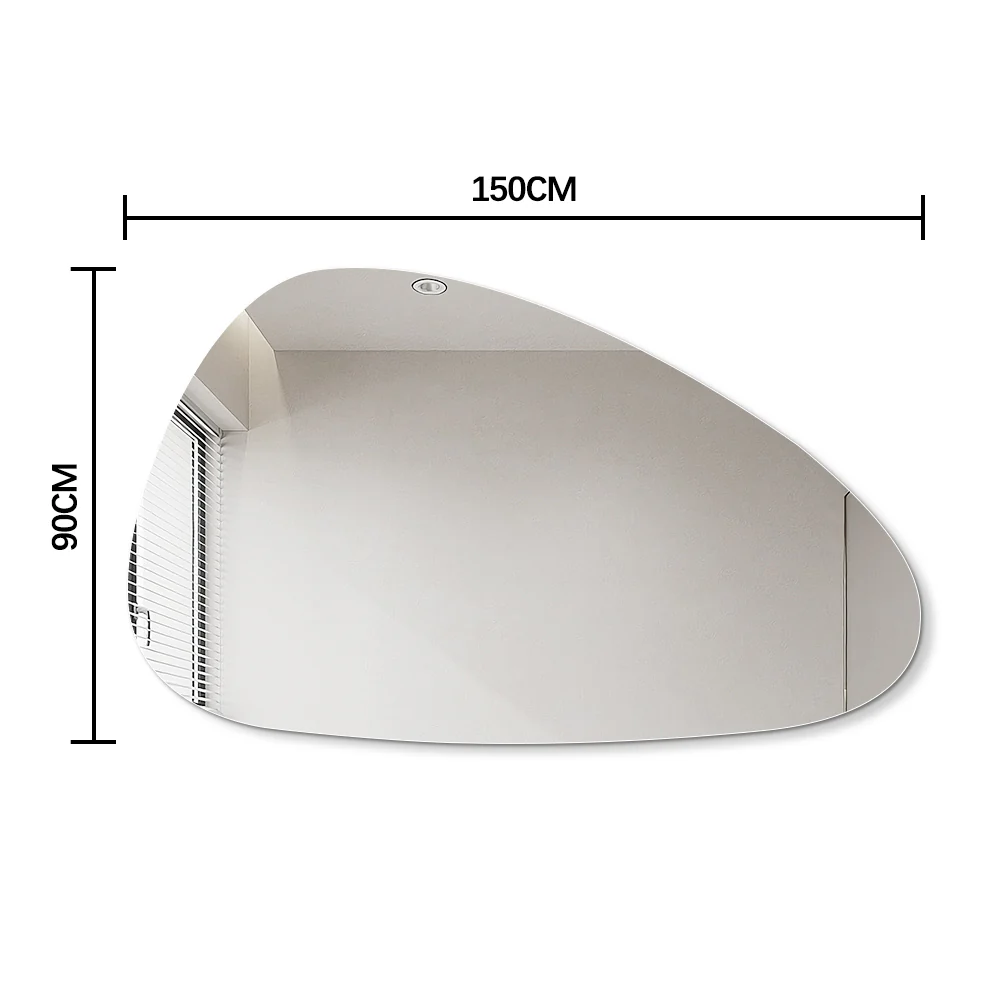 Oblonga 1500 x 900 Asymmetrical Polished Edge Mirror - Image 5