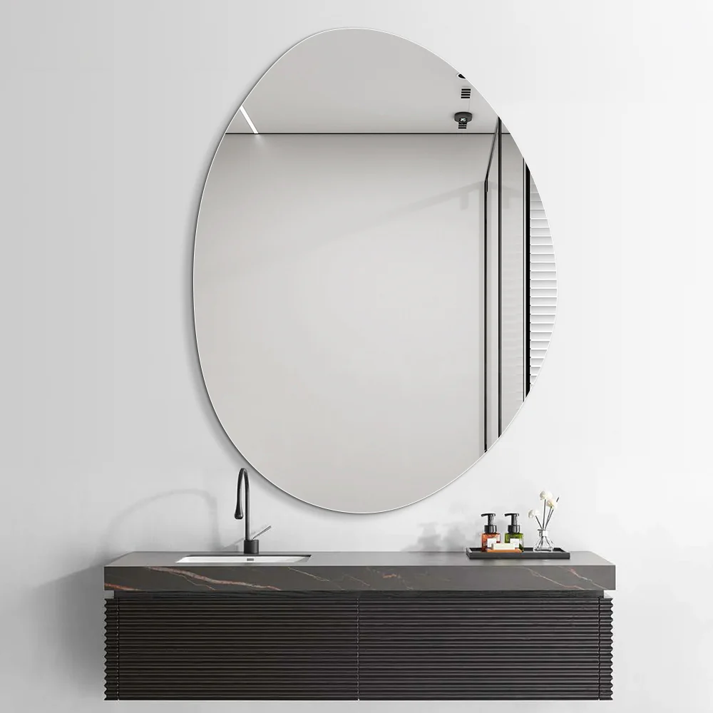 Oblonga 750 x 1000 Asymmetrical Polished Edge Mirror - Image 2