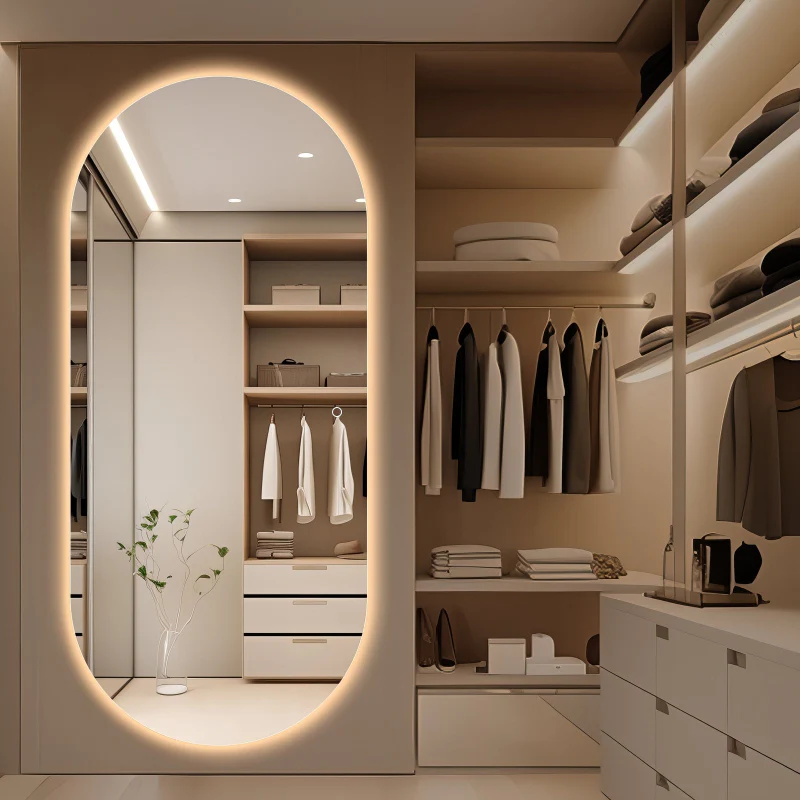 Oval 800 x 1800 LED Mirror - Three Light Temperatures - Image 3
