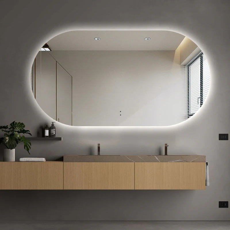 Oval Pill Touchless 1500 x 800 LED Mirror - Three Light Temperatures - Image 3