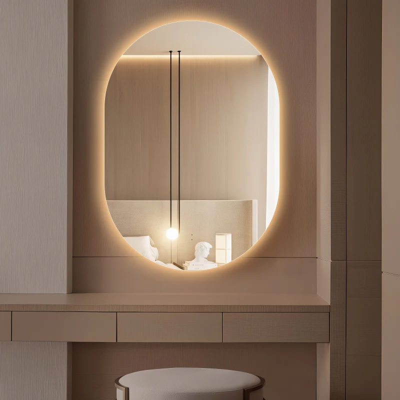 Oval Pill Touchless 700 x 1000 LED Mirror - Three Light Temperatures - Image 2