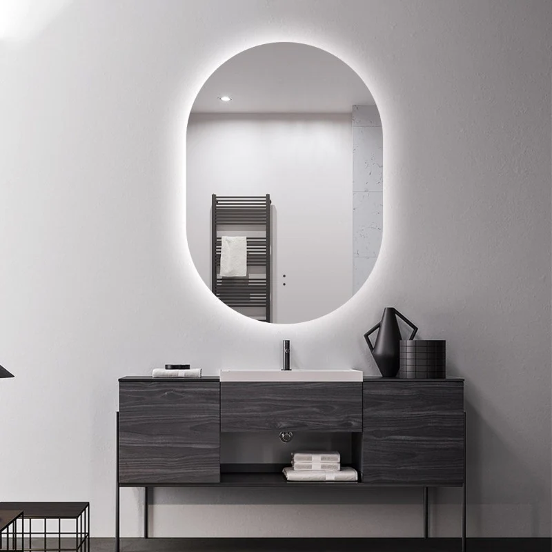 Oval Pill Touchless 700 x 1000 LED Mirror - Three Light Temperatures - Image 4