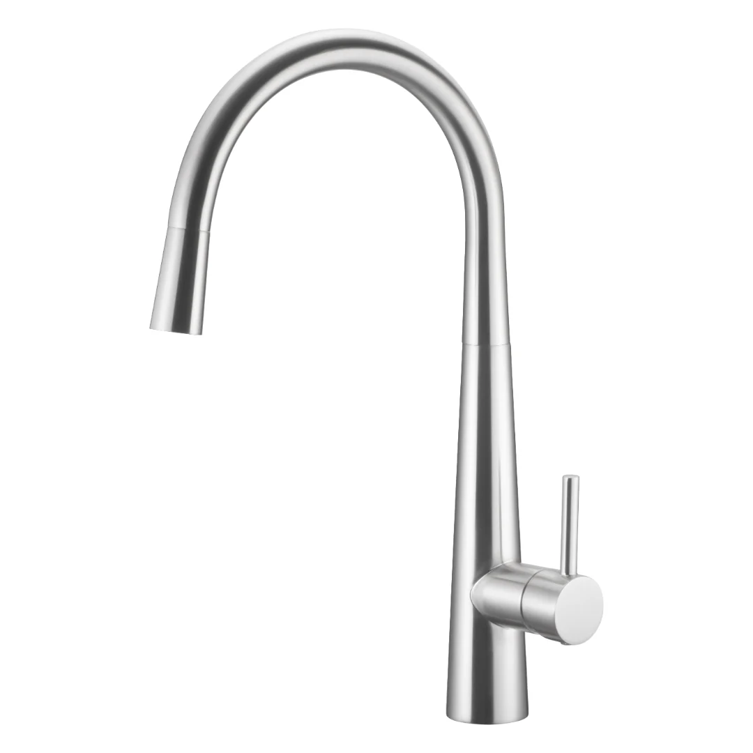 Parker Brushed Nickel Pull Out Kitchen Mixer