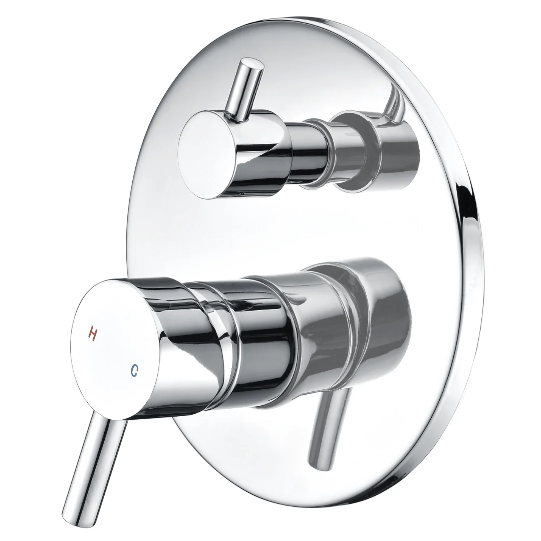 Parker Chrome Wall Diverter Mixer