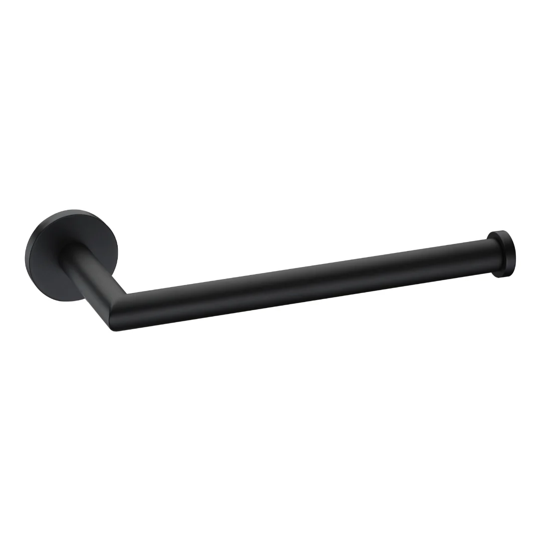 Parker Matte Black Guest Towel Holder