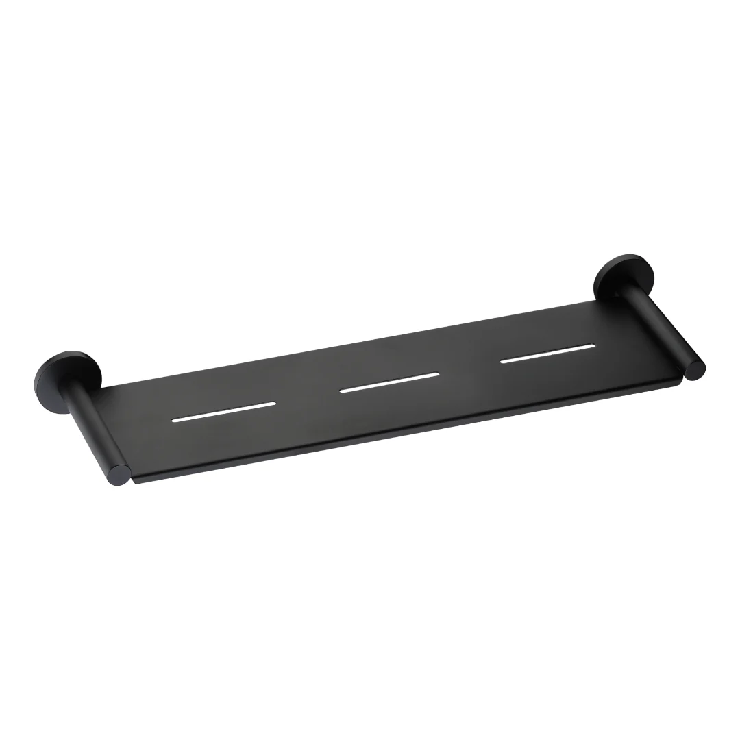Parker Matte Black Shower Shelf