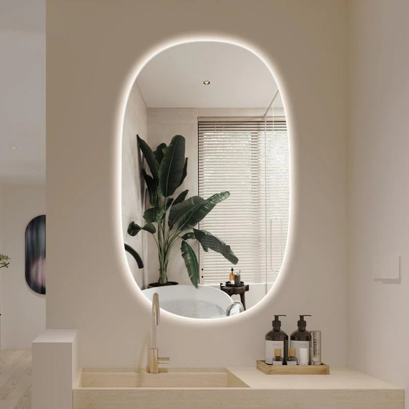 Pera 600 x 1000 Curved Touchless LED Mirror - Three Light Temperatures