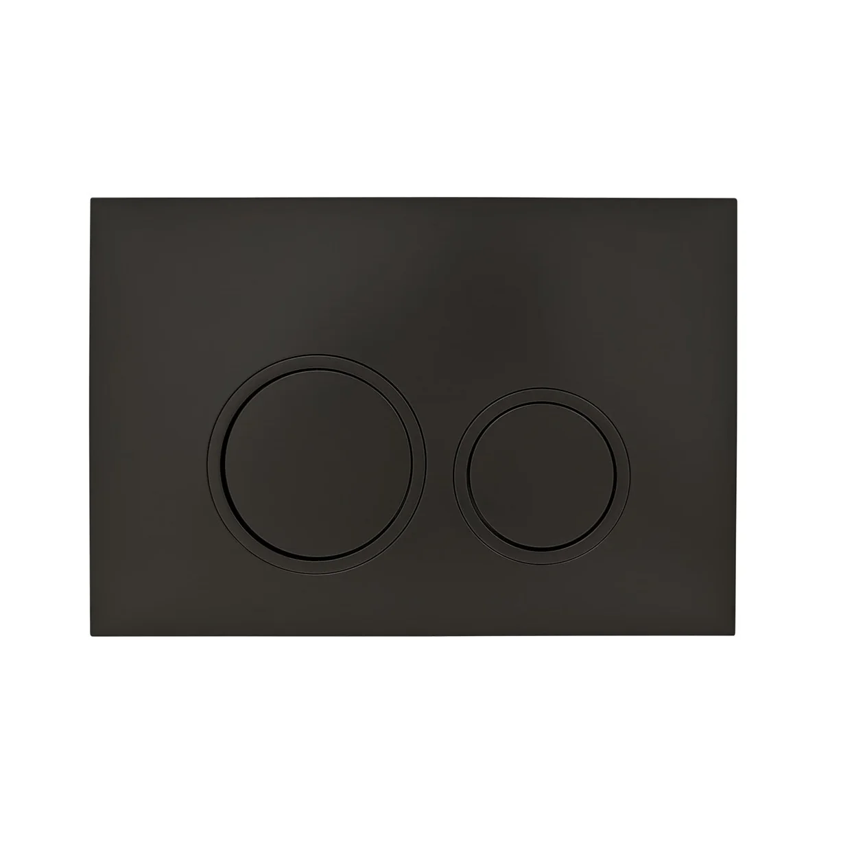 R&T Matte Black In Wall Toilet Push Plate