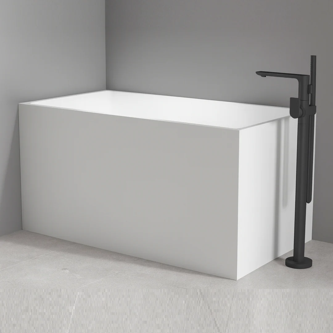 Roka 1200mm Japanese Soaking Freestanding Bath Tub With Seat
