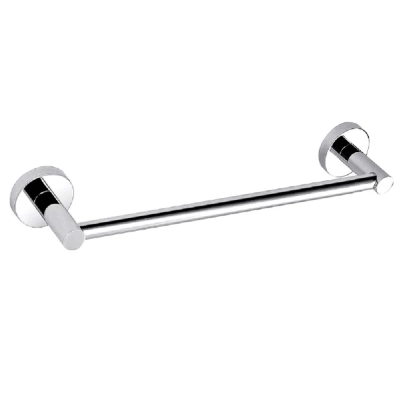 Round 350 mm Chrome Towel Bar