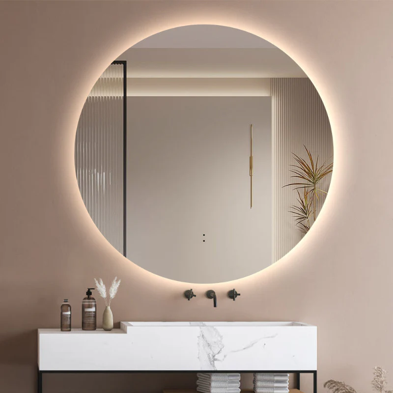 Round Touchless 1000mm LED Mirror - Three Light Temperatures - Image 4