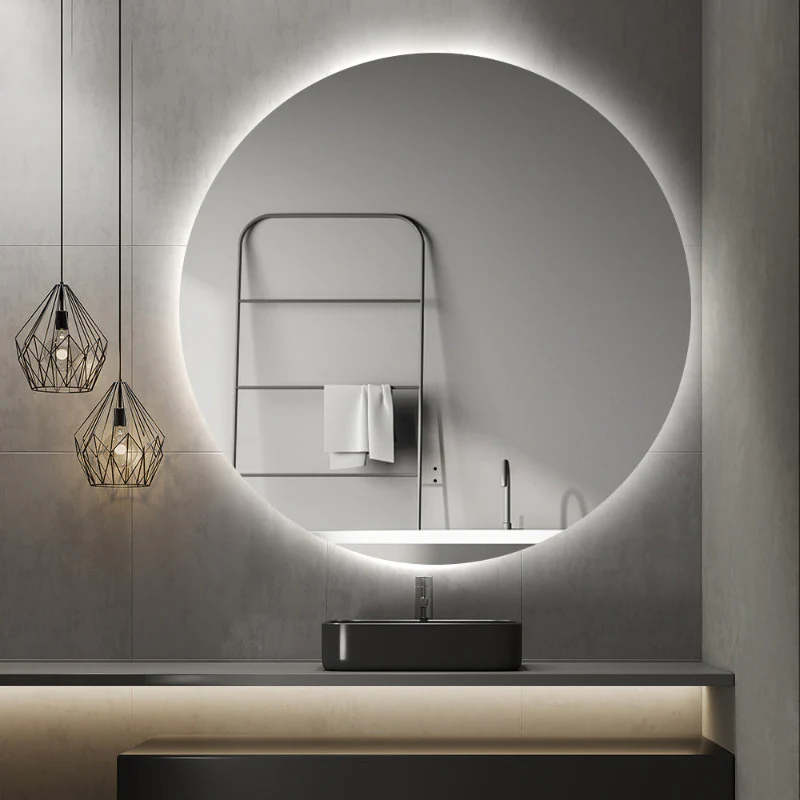 Round Touchless 1000mm LED Mirror - Three Light Temperatures - Image 5
