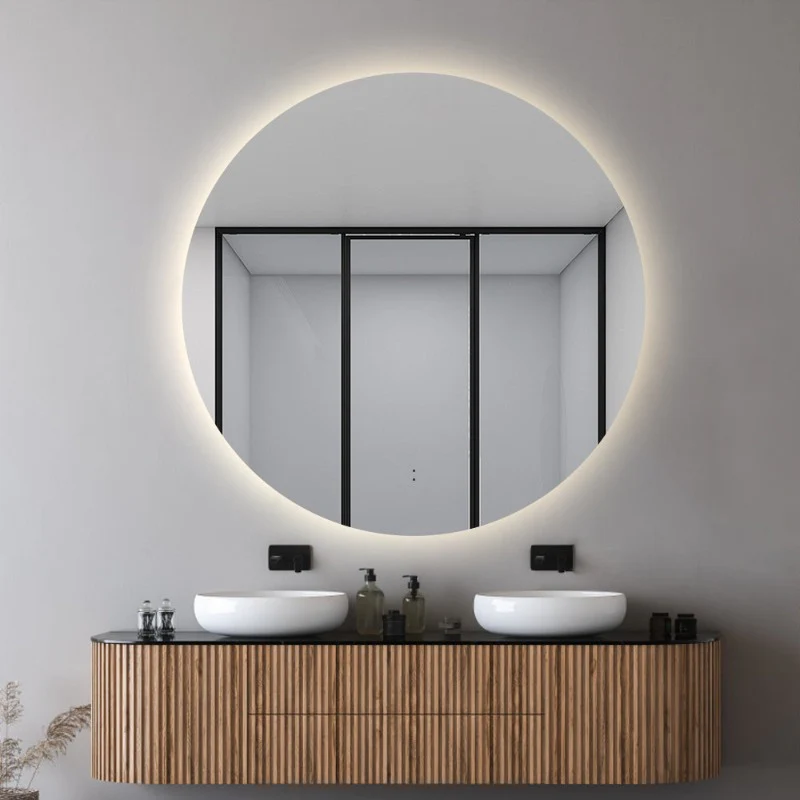 Round Touchless 1100mm LED Mirror - Three Light Temperatures - Image 4