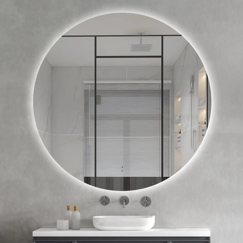 Round Touchless 1100mm LED Mirror - Three Light Temperatures - Image 5