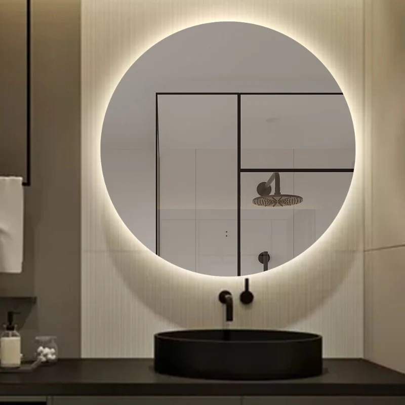 Round Touchless 800mm LED Mirror - Three Light Temperatures - Image 4