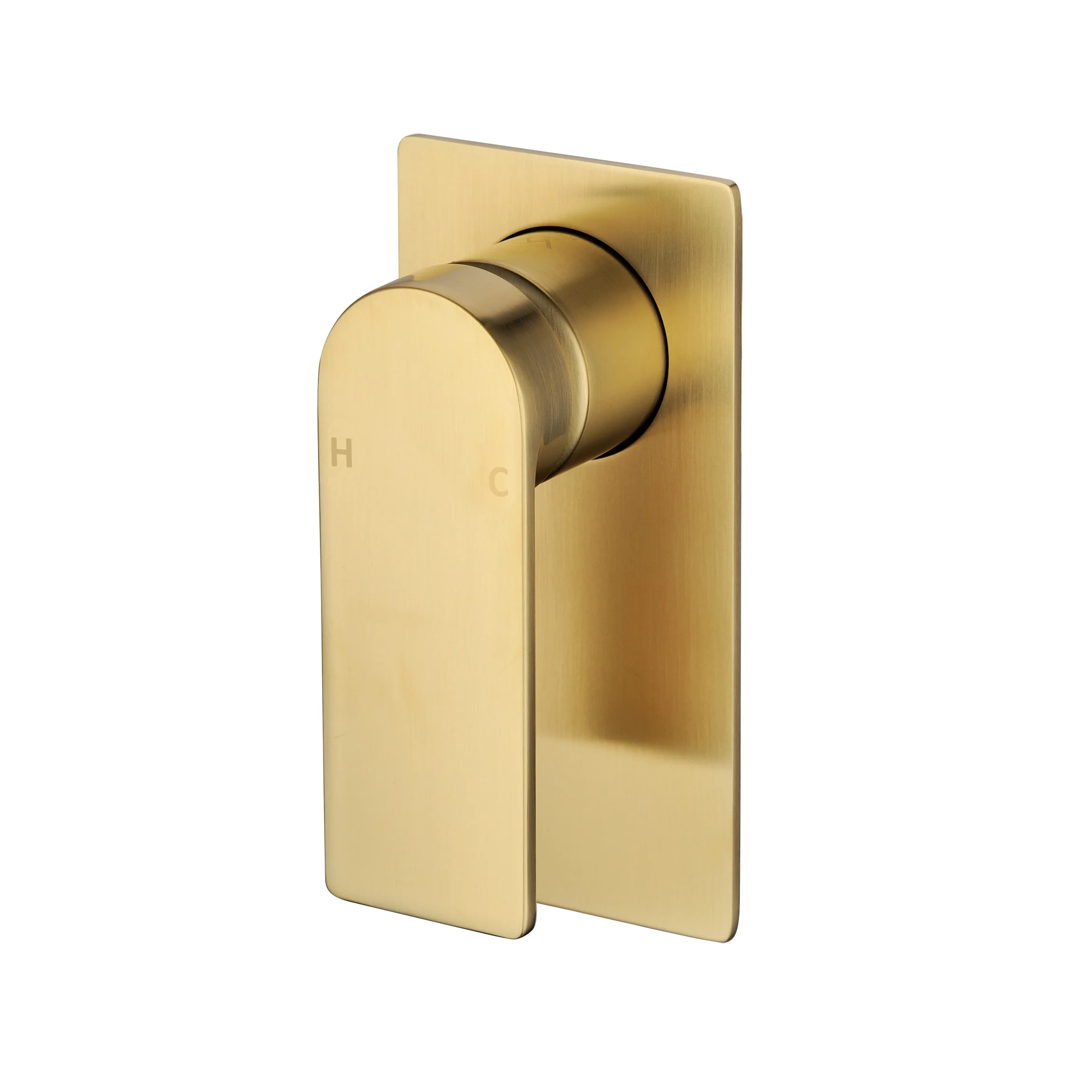Ruki Brushed Gold Wall Mixer