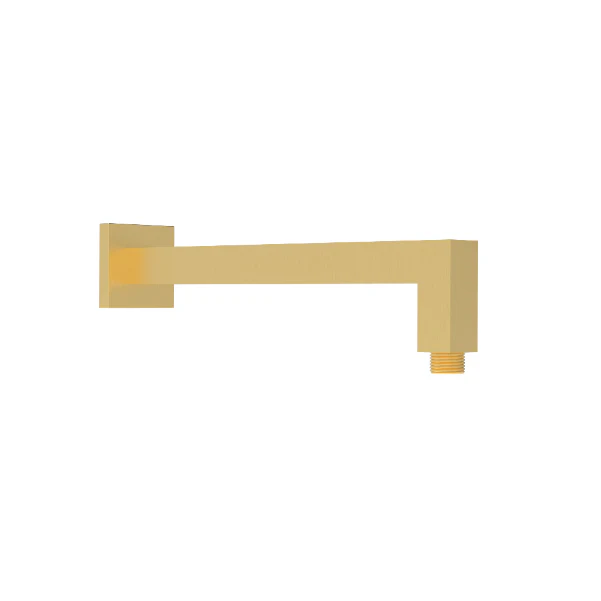 Ruki Square Brushed Gold 400mm Shower Arm