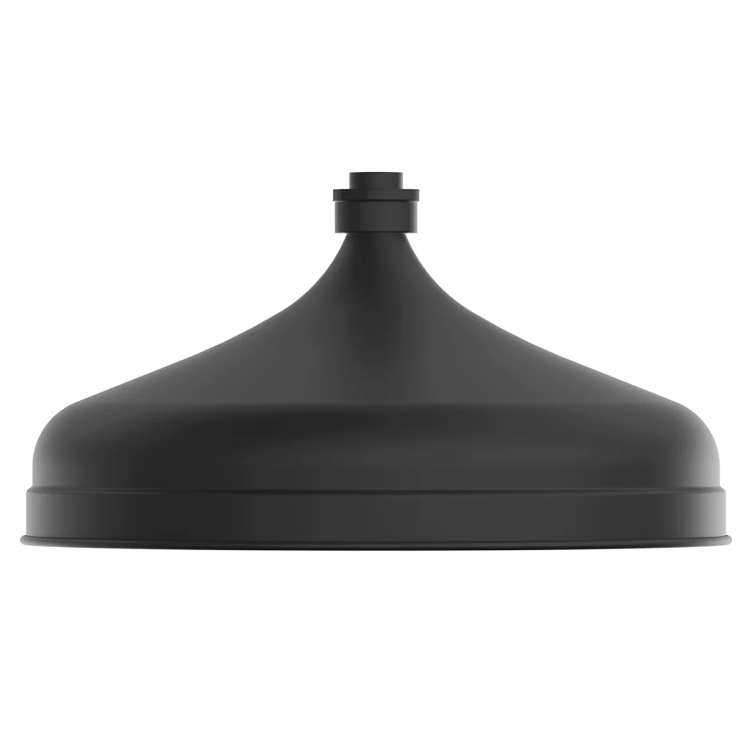 Mica Matte Black Heritage 300mm Shower Head - Image 2