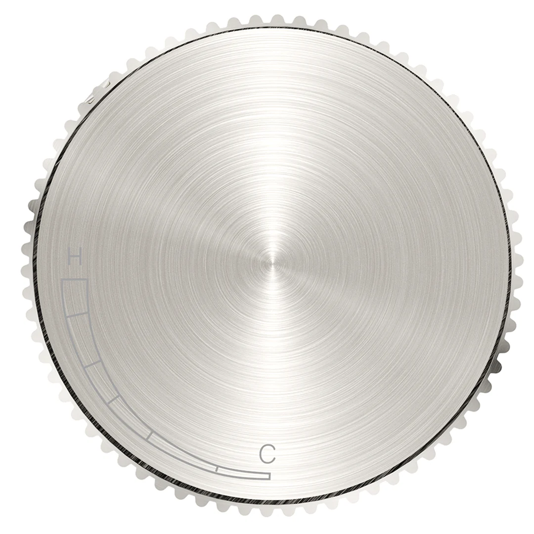 Mica Brushed Nickel Fluted Progressive Shower Mixer - Image 2