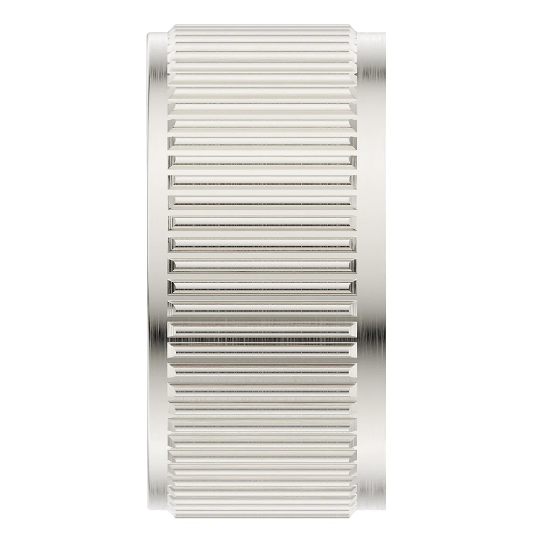 Mica Brushed Nickel Fluted Progressive Shower Mixer - Image 3