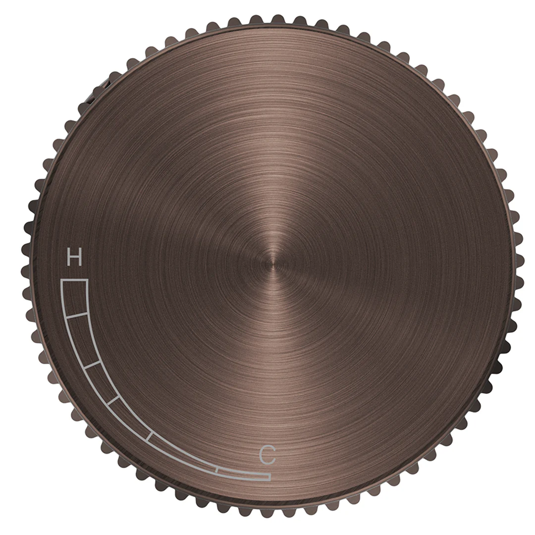 Mica Dusk Bronze Fluted Progressive Shower Mixer - Image 2