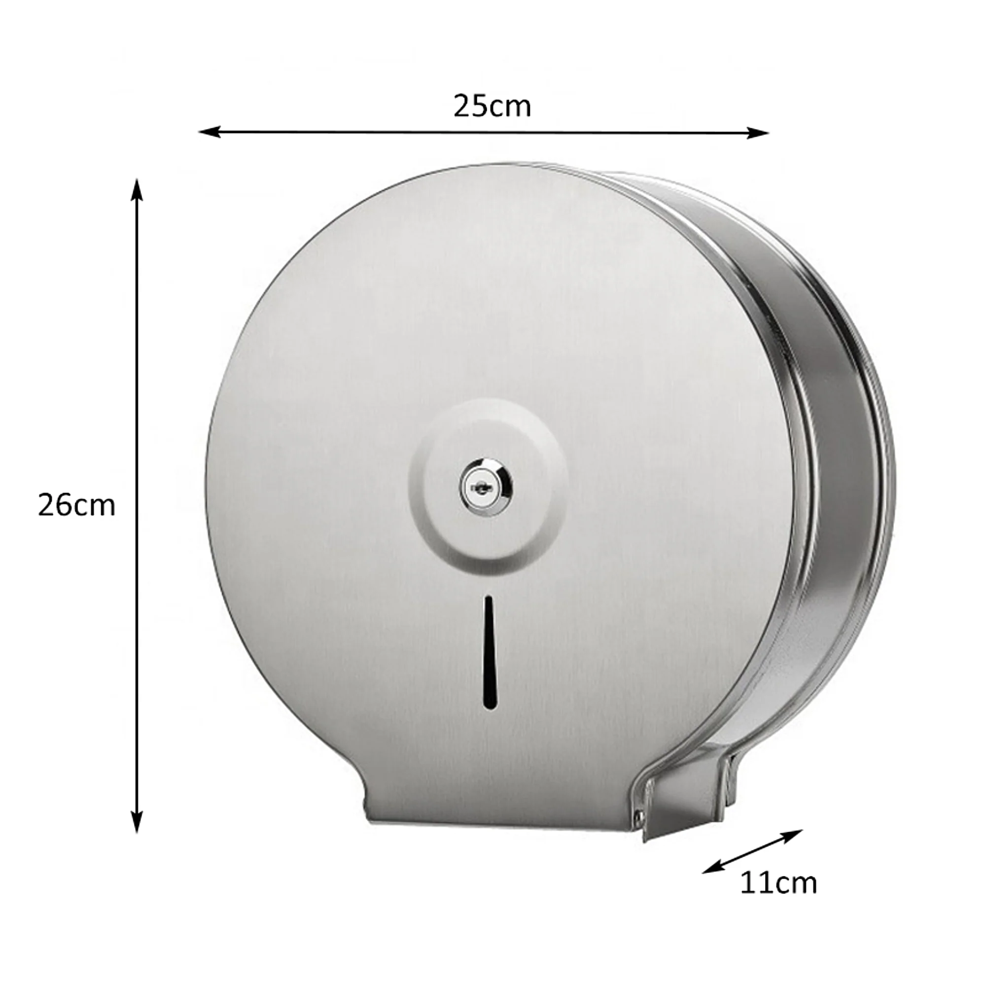 Stainless Steel Jumbo roll Tissue Toilet paper holder Dispenser - Image 5