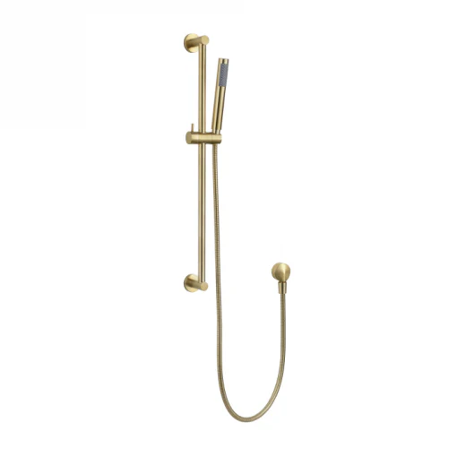 Star Brushed Gold Shower Rail