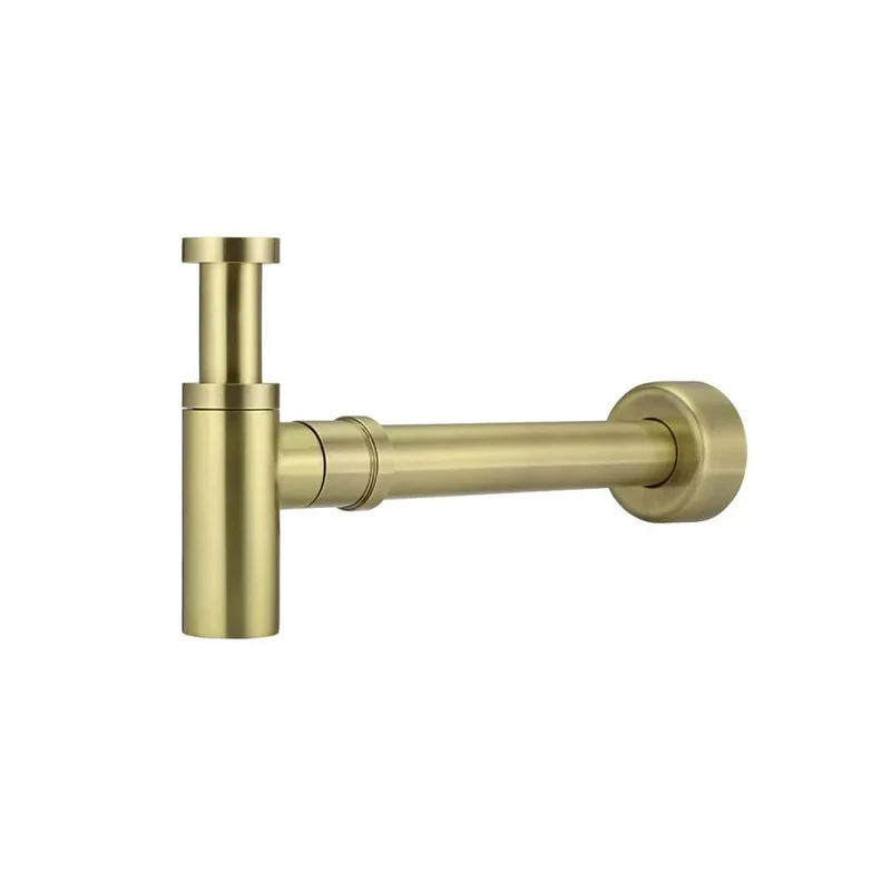 Star Mini 40mm Brushed Gold Round Bottle Trap Waste - Image 2