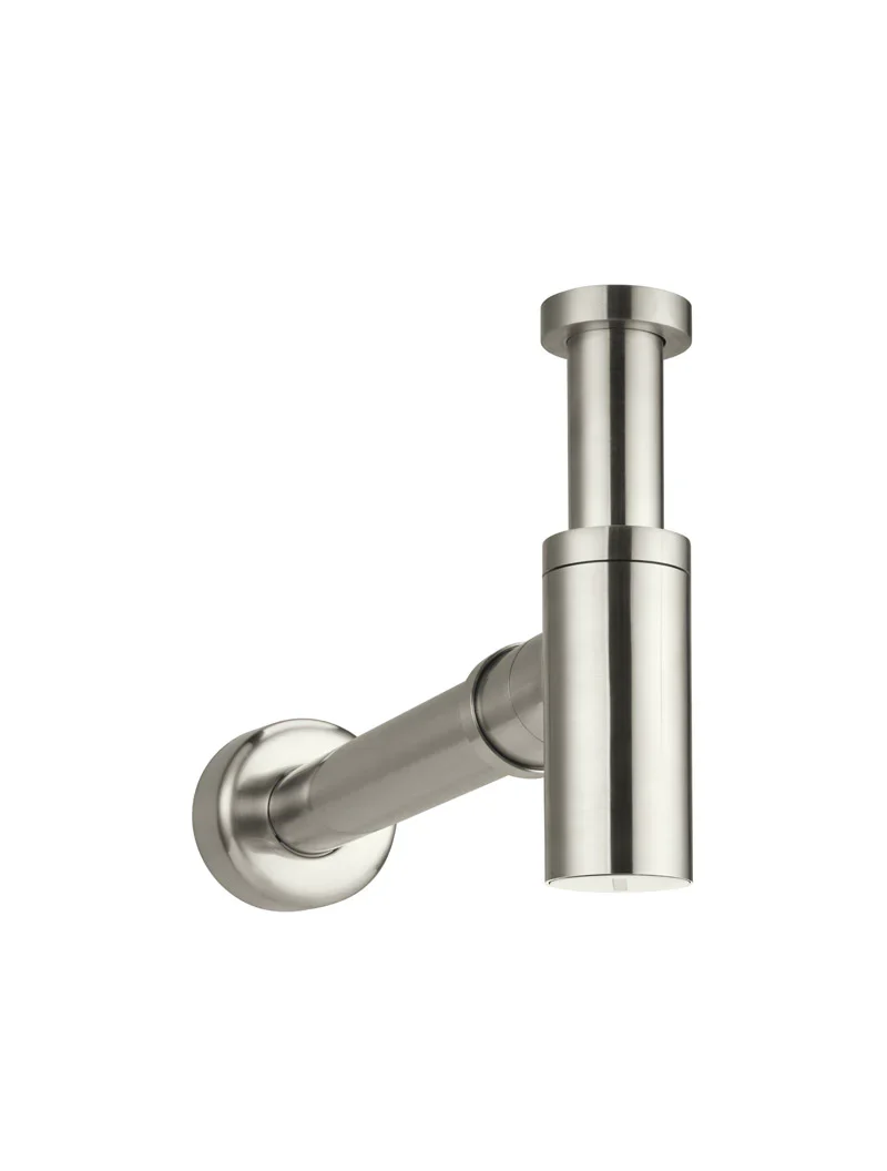Star Mini 40mm Warm Brushed Nickel Round Bottle Trap Waste - Image 2