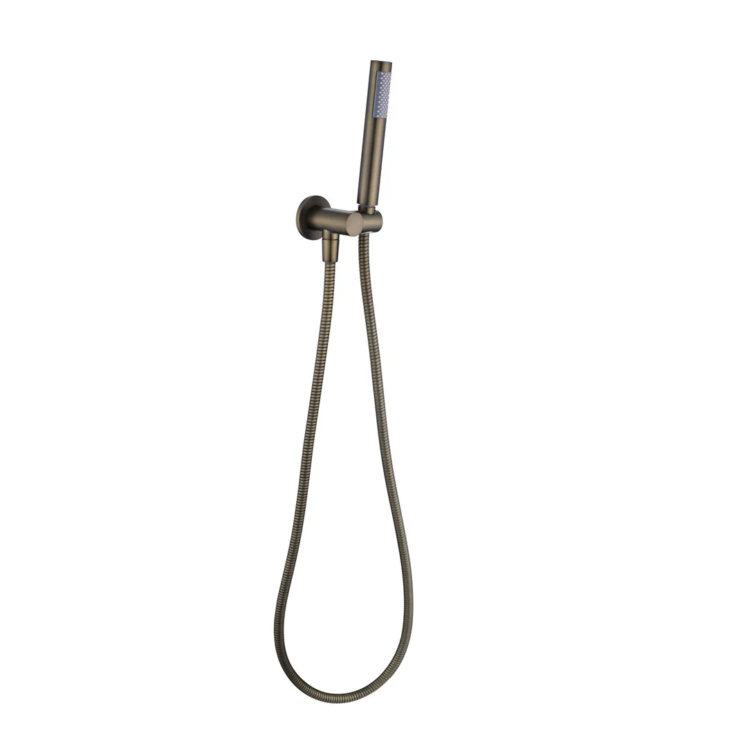 Star Mini Antique Brass Hand Held Shower Set