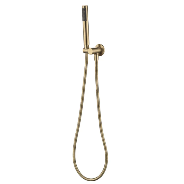 Star Mini Brushed Gold Hand Held Shower Set